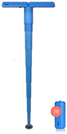 Sitpack 2.0 Teleskophocker - Faltbarer Campinghocker für Camping, Reisen, Freizeit, Outdoor – Inkl. Cover & 2 Ersatzfüßen - Extrem klein & leicht - 16,8 cm Höhe & 6,7 cm Ø, 560 g - Trägt bis zu 110 kg
