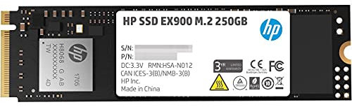 Hewlett Packard 2YY43AA#ABB - Disque Flash SSD Interne EX900 - 250 Go M.2 2280 NVMe PCIe