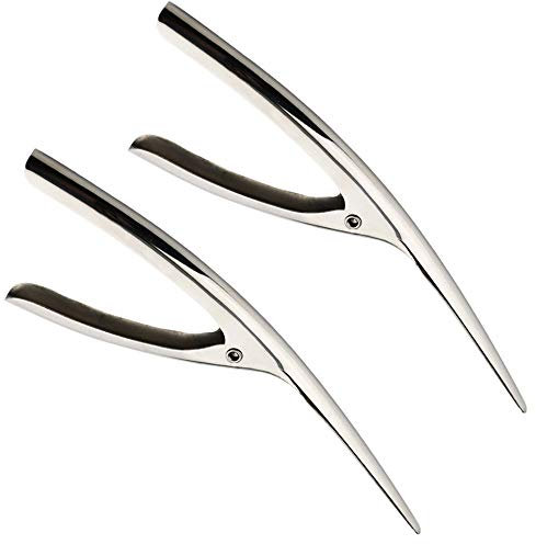 Aestm 2pcs Stainless Steel Shrimp Peeler Shrimp Scrub Shrimp Tools Lobster Tongs Stainless Steel Peeler Device Creative Kitchen Tools