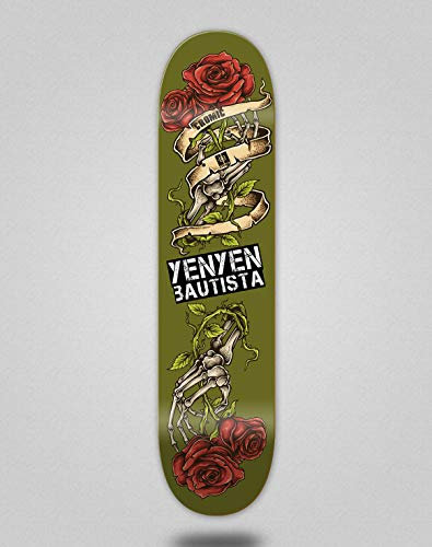 Monopatín Skate Skateboard Deck Tabla Cromic Yenyen Present Green (8.25)