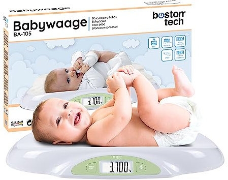 Babywaage Digitale Kinderwaage und Haustiere bis 25Kg | LED-Digitalanzeige Gewichtskontrolle ab Geburt Hohe Ablesegenauigkeit Tarafunktion Automatische Abschaltung Modell BA105