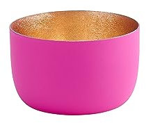 Gift Company Windlicht Madras S, Teelichthalter, Kerzenhalter, Eisen, Neon Pink, 5 cm, 1092503082