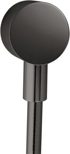 hansgrohe AXOR Starck FixFit Schlauchanschluss round, 27451330, Farbe: Polished Black Chrome