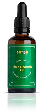 Natürliches und veganes Haarwachstumsserum mit Rosmarin, grünem Kaffee, Lavendel | bekämpft Haarausfall, reduziert Ausdünnung, DHT-Blocker | beste Lösung für das Nachwachsen der Haare