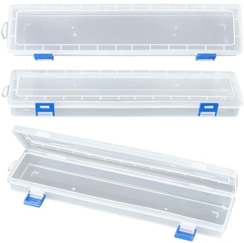 GORGECRAFT 3pz Porta Pennelli In Plastica Traslucida Custodia Impilabile Organizzatori Strumenti Da Disegno Scatola Portaoggetti Lunga Penna per Acquerello Contenitore per Matite Artista Artigianato