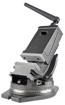 ZEEGII étau de précision Étau d'angle de précision inclinable, Robuste, fraiseuse de 4 Pouces avec Pince Plate Solide à Angle d'étau incliné