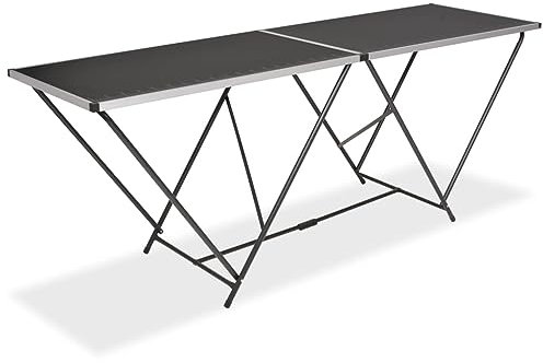 LLEZKBR Furniture select-Folding Pasting Table MDF and Aluminium 200x60x78 cm