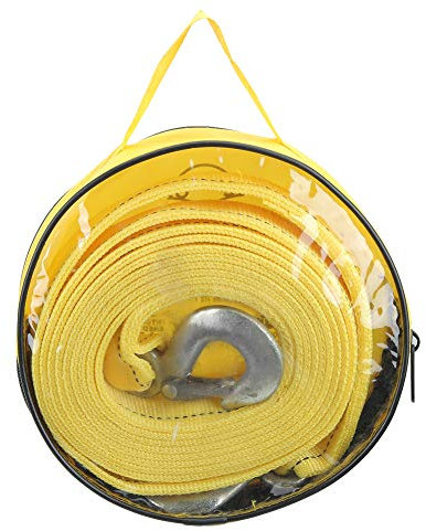 Leapiture Abschleppseil, Abschleppgurte, robuste Reifengurte, Anhänger-Kabelhaken, Notfall-Hochleistungs-Abschleppseil, 2,5 m/8,2 Fuß, mit Schlaufen für PKW, LKW, SUV, ATV