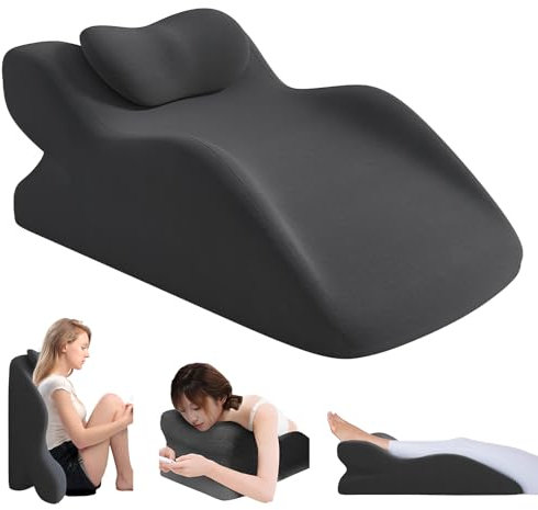 JAOGAUS Lesekissen für Bett und Sofa, Multifunktions Keilkissen Rückenkissen, Ergonomisches Memory Schaum Keilkissen für Rücken Hals Beinstützkissen, für Entspannen, Spielen, Lesen oder Fernsehen