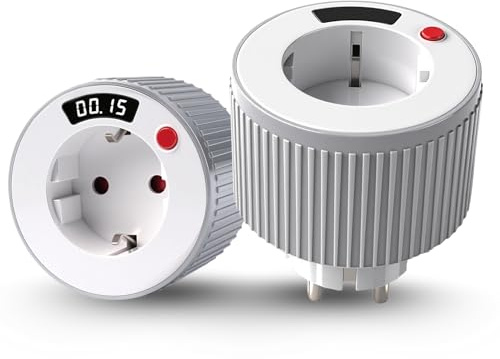 Jadeshay Prise Minuteur, Countdown Timer Prise da 1 Minutos a 24 Horas Minuteur Prise Electrique Rotation Programmateur Prise Electrique avec Timer 3680W 16A pour Électroménagers(TM15)