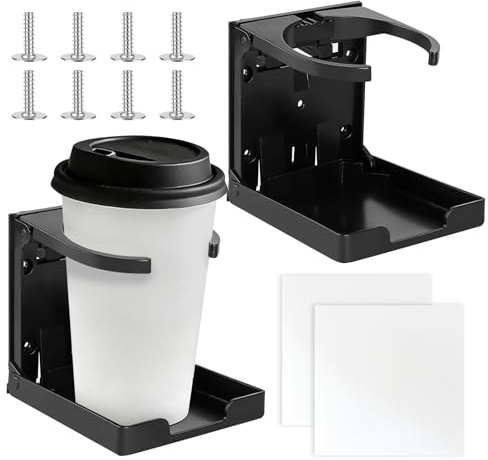 Auto Getränkehalter, 2 Stück Getränkehalter Auto Klappbar Becherhalter | Auto Flaschenhalter Boot Zubehör Tassenhalter Für Wohnmobil, Yacht, Van, LKW, Haus