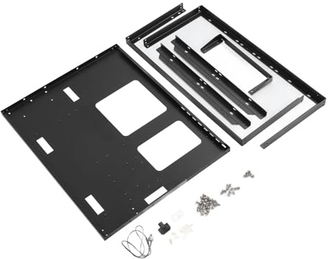 Acouto Bastidor de Caja de Chasis Abierto ATX Apilable Compatible con Canales X79 X99 Caja de PC para Juegos Marco Abierto para Placas Base EATX MATX ITX Placas Base ITX y de Chasis ATX RackGaming PC
