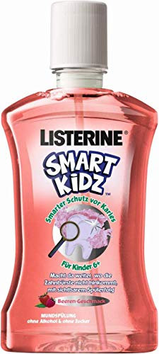 LISTERINE Smart Kidz Beere Mundspülung mit Beerengeschmack für Kinder ab 6 Jahren (1 x 500 ml)
