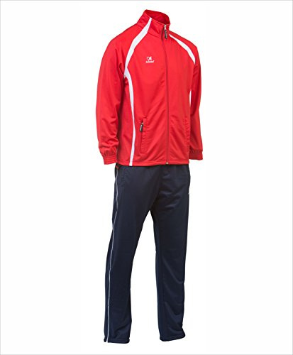 Asioka träningsdräkt 81/09 N, barn, 81/09N, röd/marinblå, 10/3XS
