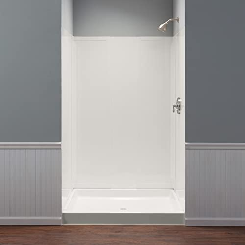 Mustee 265WHT Durawall Shower Wall Surround Side and Back Panels, White