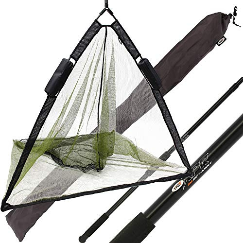 DNA Leisure NGT Carp Coarse Pike 42 Dual System Float Specimen Landing Net + 2m 2pc Screw Fix Fibreglass Handle & Case