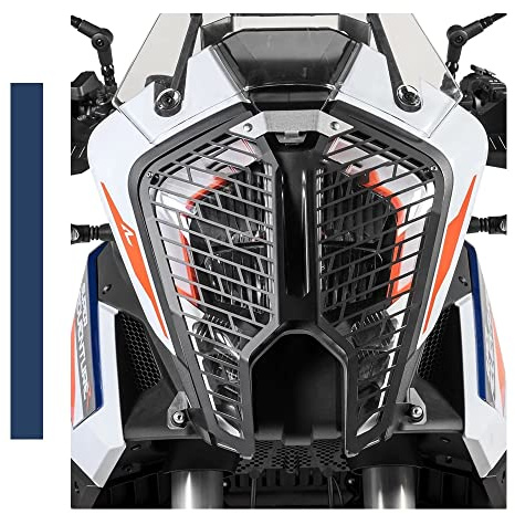 CZITAE Motociclo Fari Anteriori Griglia Guardia Protettiva Protezione Coperchio Lampada, per KTM 1290 Super Adventure ADV S R 2021 2022 Accessorio