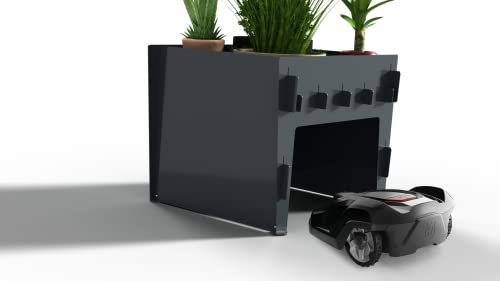 Idea Mower Mähroboter Garage Über Blumen kompatibel mit Husqvarna Automower