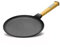 4BIG.fun Padella per pancake, Ø 22 cm, in ghisa per crepes/frittelle, padella per omlette, padella per frittelle, padella per crêpes, padella per crepe per tutti i piani cottura, con induzione