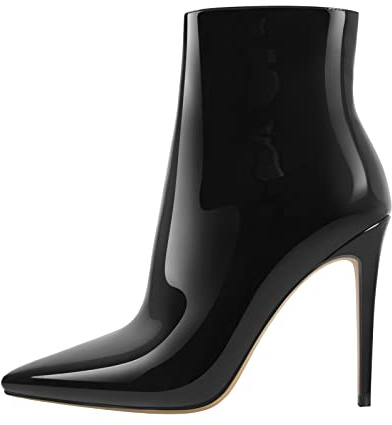 Only maker Bottines à talons hauts en dentelle pour femme