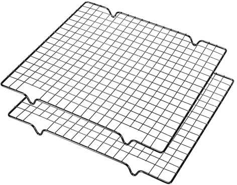 VNIMTI 2 Pack Cooling Rack for Baking Cooking, 11 x 10 Squares Wire Racks