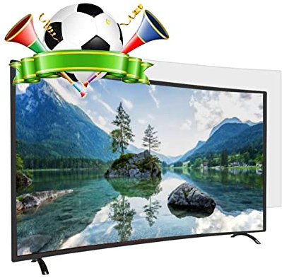 SONAXO Protecteur d'écran TV Anti-éblouissement pour écran LCD 75-85 Pouces, écran LED Standard et incurvé, Filtre Anti-lumière Bleue, Surface givrée Anti-Rayures (82inch 1831x1049mm)