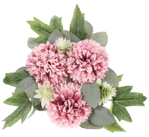 Künstlicher Kranz mit Chrysanthemen für Kerzen, Tischdeko, Deko