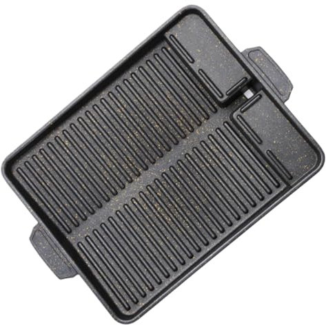 Sosoport 1Stk Grillplatte pfannenwender pfannensets hitzebeständige grill pfännchen tepaniakygrill platte pfanen Antihaft Backgeschirr Eisenplatte Steakpfanne Bratpfanne Aluminiumlegierung