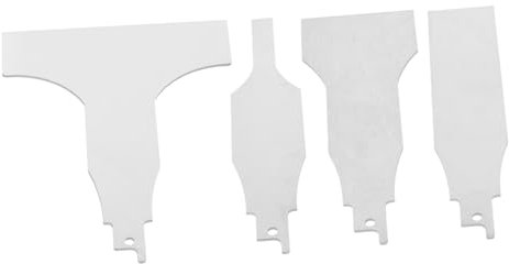 Mikikit 4pezzi Raschietto Per Rivestimenti Inossidabile Utensili Per e Rimozione Compatibile Riciprocità Logo Confezione