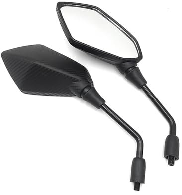 Lenkerendenspiegel Universal 8/10MM Motorrad Rückspiegel Für K&AWASAKI Für Z750 Für Z800 Für Z900 Für Z1000 Für V-ersys 650 1000 Für ER6N Für ER6F(A)
