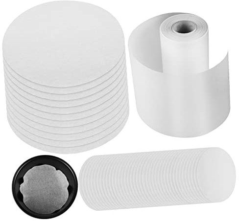 Cabilock 100pcs Papel De Horno Rollo De Papel De Horno Redondo Antiadherente Sin Lubricación Fácil De Limpiar Accesorios Para Hornear Revestimientos Para Pasteles