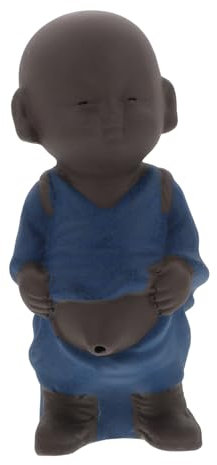 Alipis Little Monk Tea Leak Creative Tea Filter Leak Reusable Tea Strainer Leak Blue Tea Infuser for Mug for Daily Use