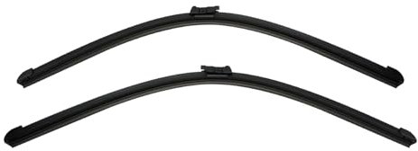 KUNIO Scheibenwischer Scheibenwischerblätter Passt für VW Golf 5 2005-2009 Gummi Wischblätter Autoscheibenwischer 24+19 Front-Scheibenwischer 600MM+475MM Ersatz-Scheibenwischern