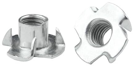 MAYyhem 5 Pezzi M3 M4 M5 M6 M8 M10 M12 Dado a Quattro Griffe zincato Inserto a T Inserto a T(M10)