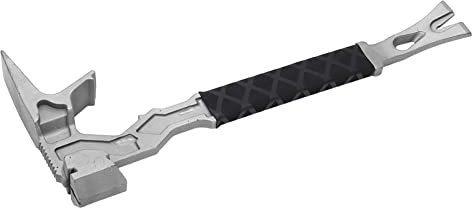 Aramox Outil de Démolition Multifonction, Marteau en Acier au Manganèse, Extracteur de Clous, Barre de Levier, Outil Manuel Compact 4 en 1 pour l'installation d'assemblage de Construction et les
