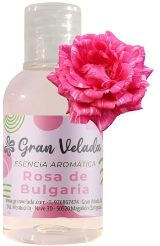 Esencia Aromática Rosa de Bulgaria 1 Litro | Fragancia Floral y Empolvada para Perfumes, Jabones y Velas | Concentrada y Versátil