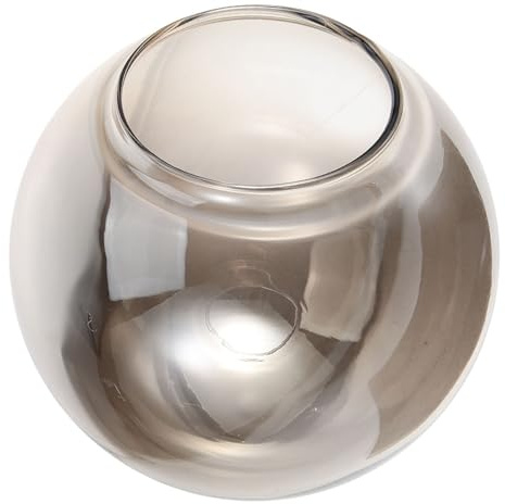 VALICLUD Rauchglas Lampenschirm Kugel 15CM HäNgelampe Ersatzschirm FüR Stilvolle WohnräUme Einfache Reinigung Und Installation
