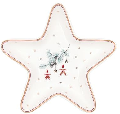 GreenGate Star Plate Juana White