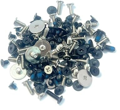 ZAHARA Kit de vis Jeu complet de vis pour Ordinateur Portable pour DELL Precision 7770 7780 P115F(À l'exception des vis de fixation sur la plaque de base et le dissipateur thermique)Notebook Screw Set