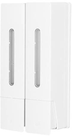 Whnbuij Dispenser för flytande tvål, duschtvål, handtvåldispenser för hushållsbad, duschgel, utan borrning, schampodispenser för