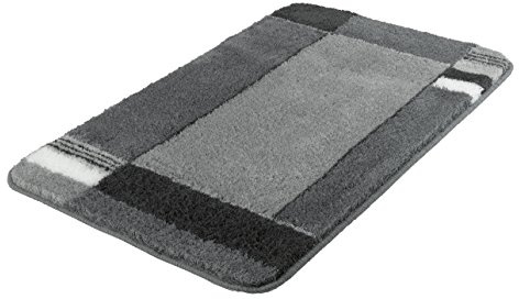 Kleine Wolke Badteppich Padova grau 70 x 120 cm