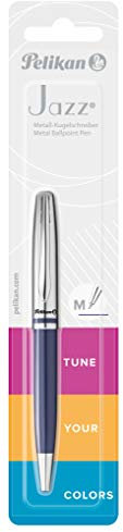 Pelikan Kugelschreiber Jazz Classic, Dunkelblau, Classic Blister, 1 Stück (1er Pack)