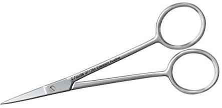FAUDE Universalschere Edelstahl 11cm, Stick-und Nähschere, Silhouettenschere, Bastelschere, Fadenschere, Präparier-Mikroskopierschere