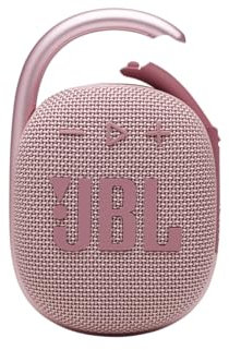 JBL Clip 4 - Portable Mini Bluetooth Speaker, Big Audio and Punchy Bass, IP67 Waterproof and dustproof, 10 Hours of Playtime - (Pink)