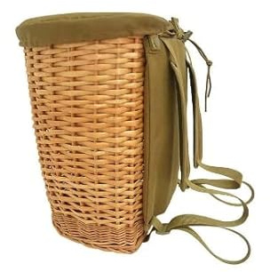 Mushroom Foraging Bag - Backpack with Straps for Forager -Haversack Bushcraft Bags -Belt Forage Pouch for Hiking, Morel Mushrooms, Camping, Hunting, Beach-Combing, Khacki, XL, Phg-5m
