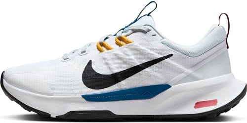 Nike Women's Juniper Trail 2 Next Nature Trail Running Shoes, White/Black-Pure Platinum, 8.5