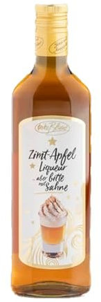 Heiko Blume Premium Zimt-Apfel Likör- 700ml, 15% vol. - Winterlikör mit Zimt & Apfel Geschmack - Handgefertigt in Deutschland