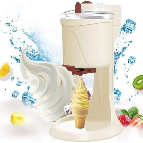 CWCQGH Machine à crème glacée, Machine à crème glacée Molle de comptoir Machine à crème glacée Molle Commerciale, Machine à crème glacée Molle