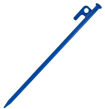 Heringe Zelt Camping Zelt Farbige Bodennägel Pfähle Baldachin Zeltheringe Edelstahl Garten Bodennagel Hängematte Trampolin Zubehör(40cm Blue)