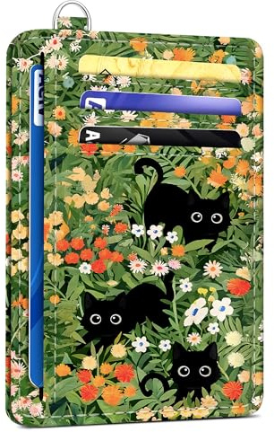 SEAVILIA Small Credit Card Holder for Women, Slim RFID Blocking Wallet